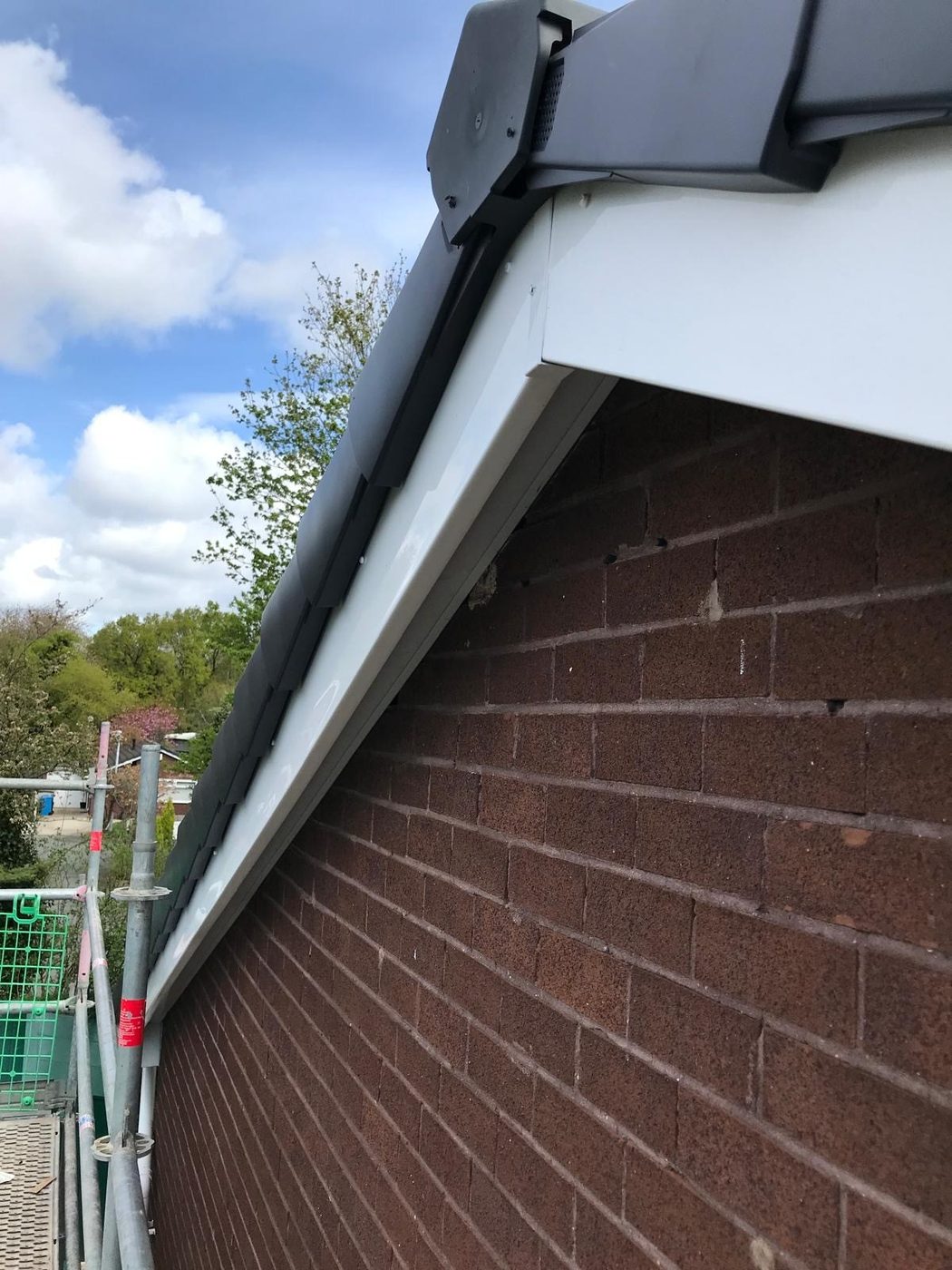 New fascias guttering